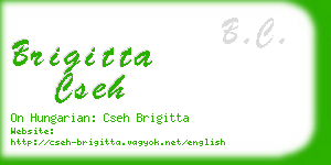 brigitta cseh business card